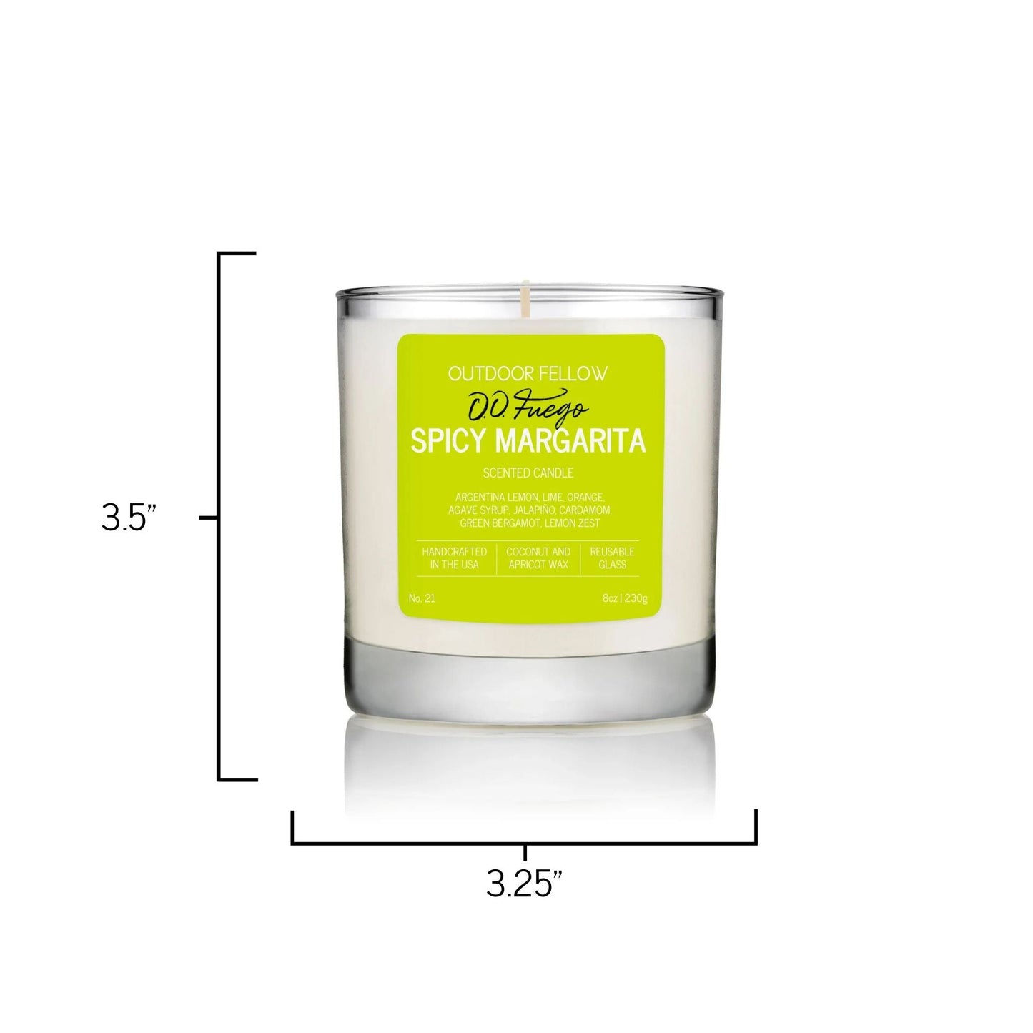 Outdoor Fellow x DD Fuego Spicy Margarita Scented Candle